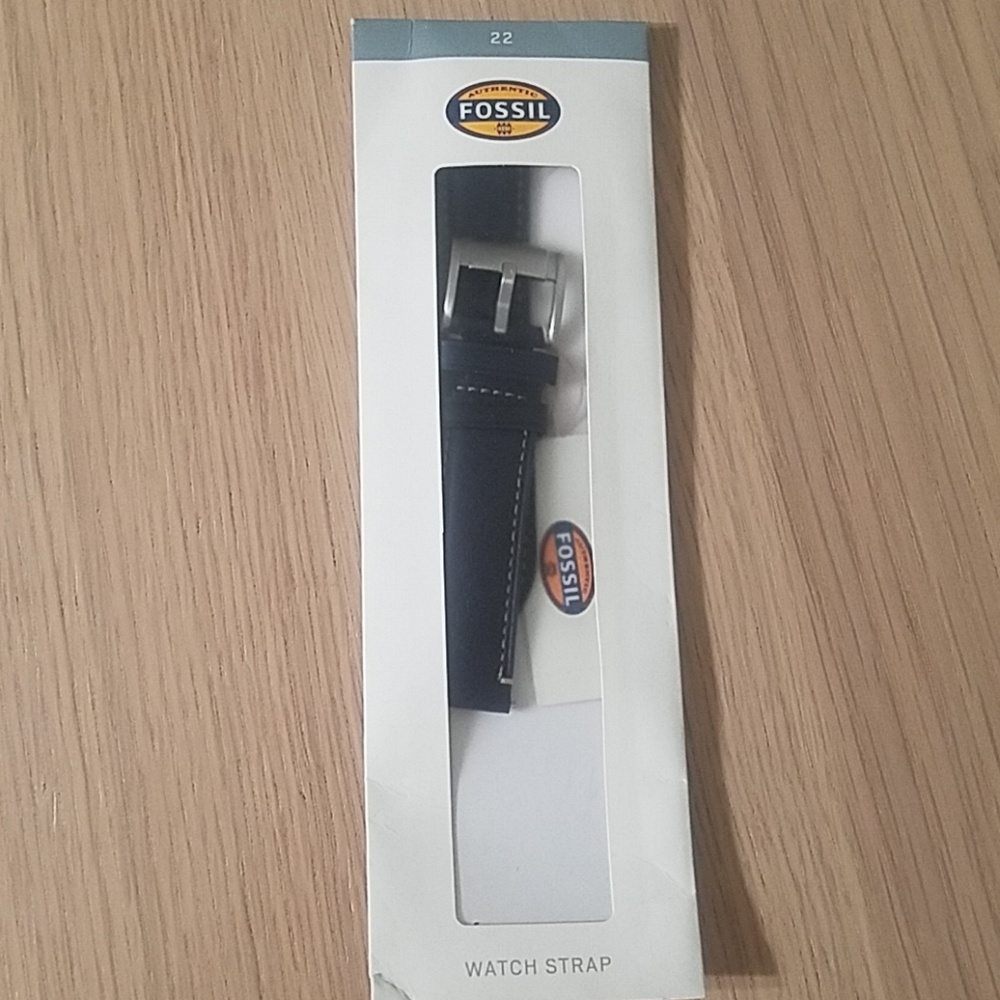 Navy Blue Fossil watch strap